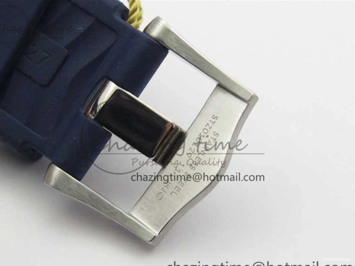 0427 2018 Seamaster Diver 300M SS RG VSF 1:1 Best Edition RG Bezel Blue Dial on Blue Rubber Strap A Contemporary 7927